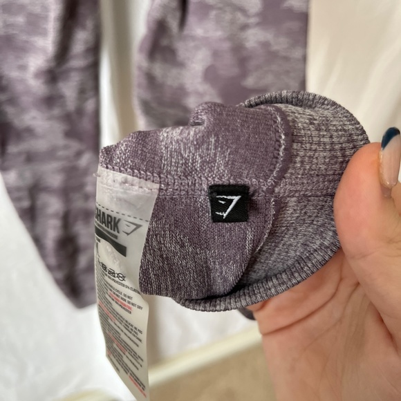 Gymshark Seamless High-Waisted Legging Camo Purple Size Small - Picture 8 of 9